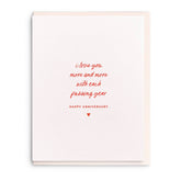 Each Passing Year Anniversary Card